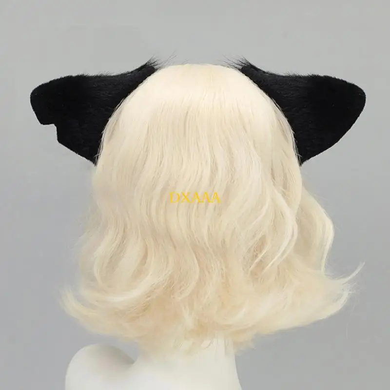 DXAA Soft Faux Furs Animal Earpiece Rolepneeping Tail tail for Anime Admonstars Assitists Assume Assume Assume