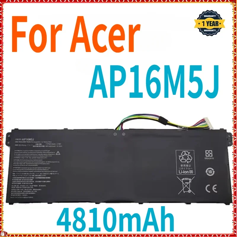 4810mAh AP16M5J Laptop Battery Acer Aspire 1 for Aspire 3 A315-21 A315-51 ES1 A114 A315 KT.00205.004 7.7V Computer & Office