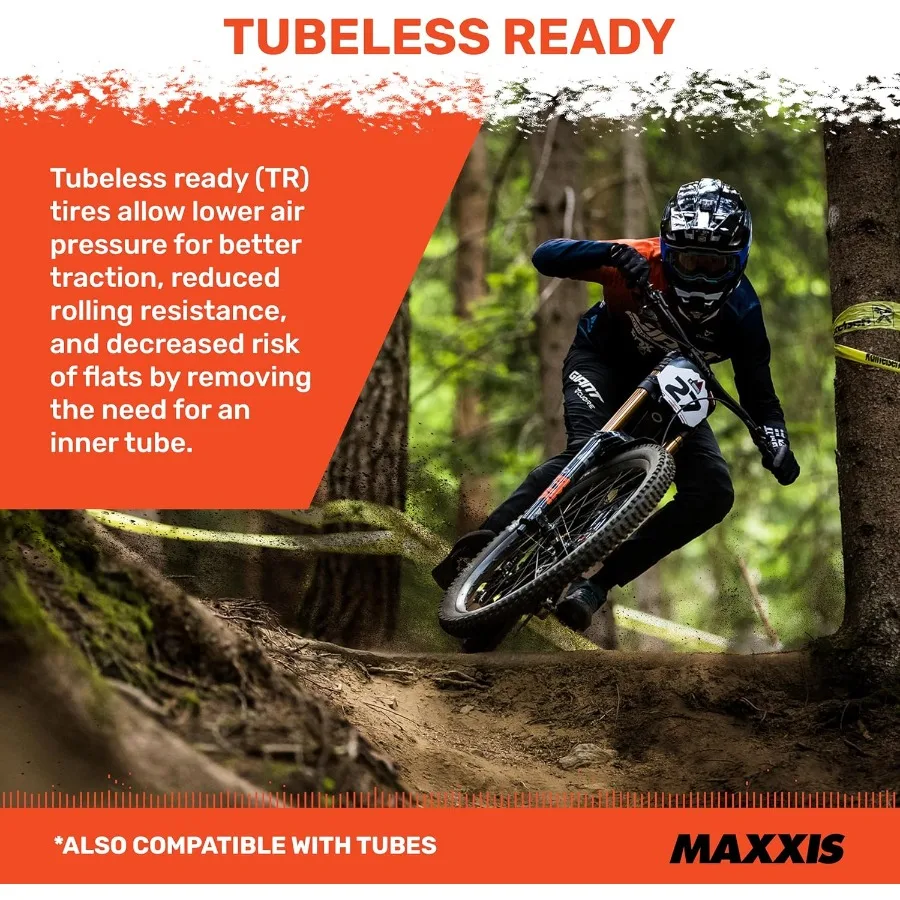 Minion DHF - 2 Pack - 24 26 27.5 29 - Mountain Bike Tire Tubeless Gold Standard of Gravity Focused MTB Tread for High-Performan