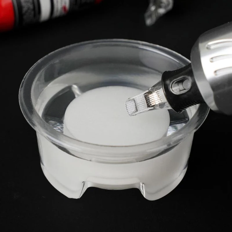 20 قطعة الوشم المتاح تراجع رغوة الإسفنج قبعات الكؤوس ل إبرة الوشم و تلميح خرطوشة تراجع رغوة تنظيف كوب الوشم لوازم #5