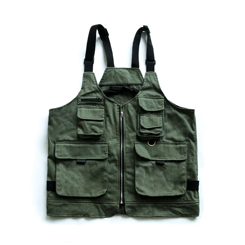 Multifunctional Apron Workwear Vest Outdoor Mountaineering Camping Picnic Fishing Gardener Work Clothes for Men and Women