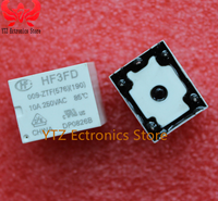 5pieces HF3FD-009-ZTF 10A 250V 100%Original&New 5pin relay conversion for home appliances and automotive motherboards