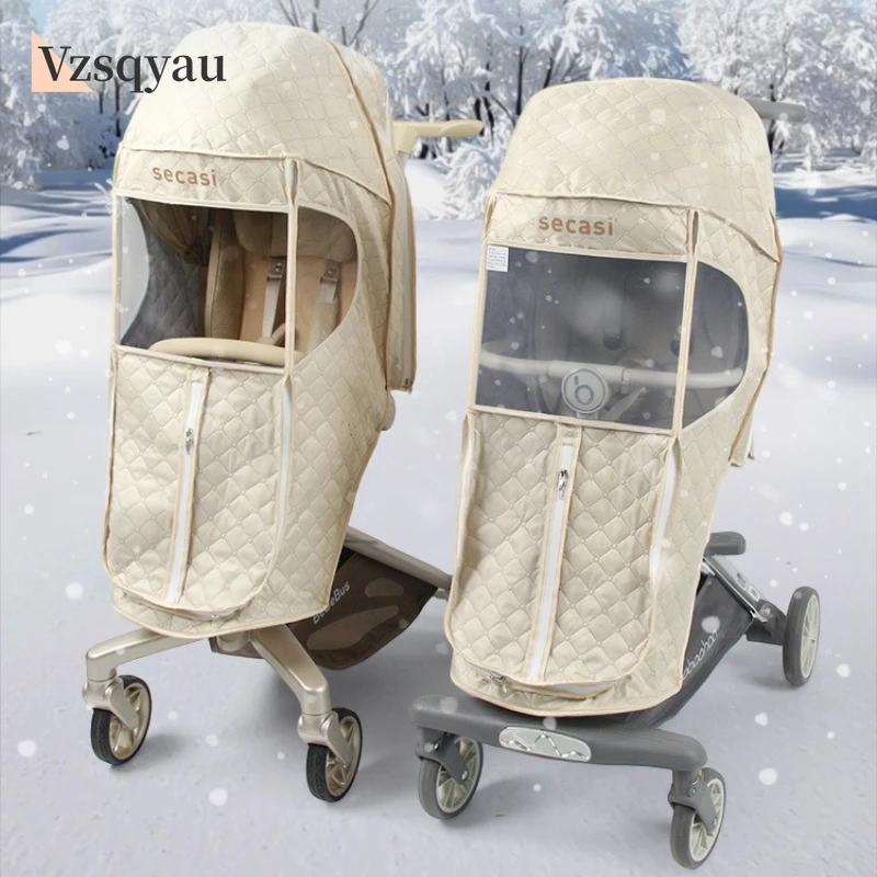 

Baby Stroller Rain Cover Windshield Universal Winter Warm Cold Rain Cover Baby Children Stroller Windshield Stroller Accessories