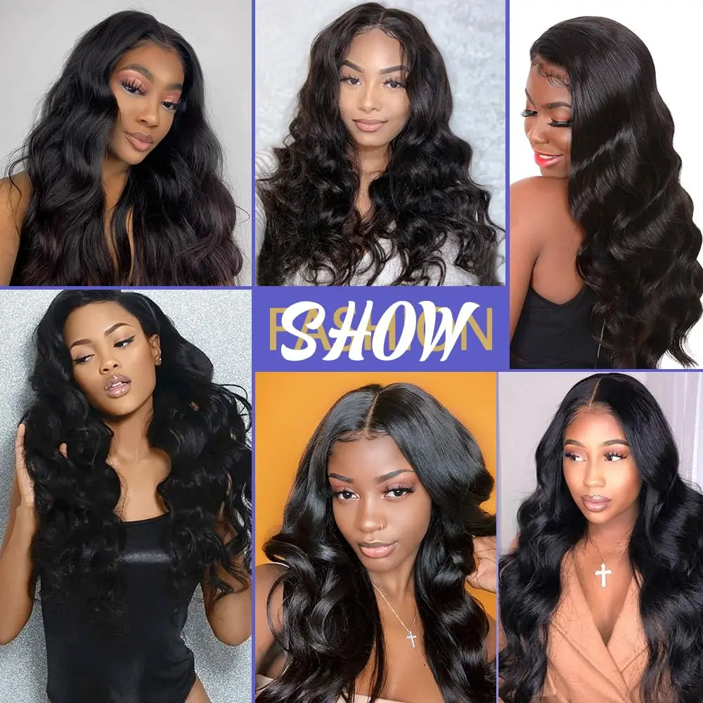 Body Wave Lace Front Wigs Human Hair 13x4 Transparent Lace Frontal Human Hair Wig Pre Plucked Glueless Wigs Human Hair for Women