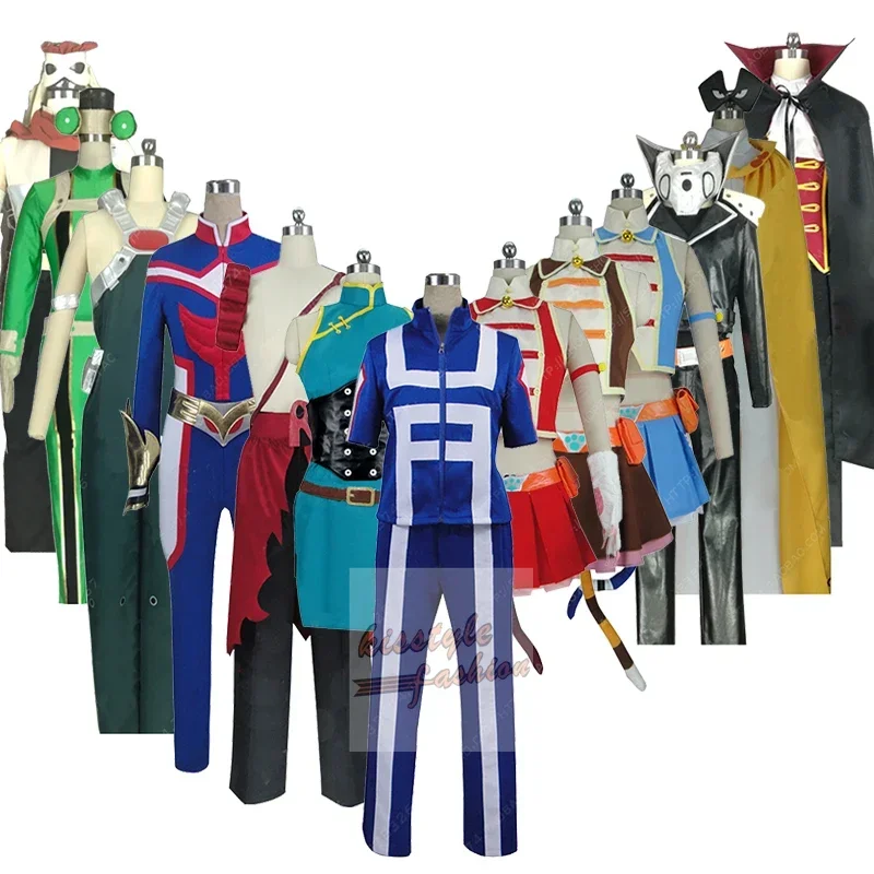 

My Hero Academia Tetsutetsu Eijiro Kirishima Katsuki Bakugo Группа персонажей Одежда Косплей Костюм, принимаются по индивидуальному заказу