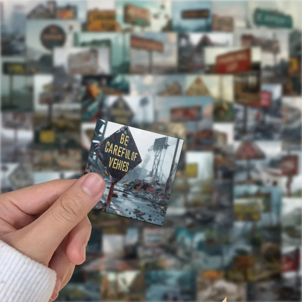 50PCS Revelation Minimalist Ins Style Niche Phone Case Notebook Waterproof Stickers