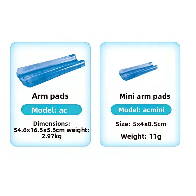 Flat PU Gel Positioner Pad Set – Arm Cushion,Polyurethane Silicone Head/Leg/Foot Support for Bedsore & Pressure Ulcer Prevention