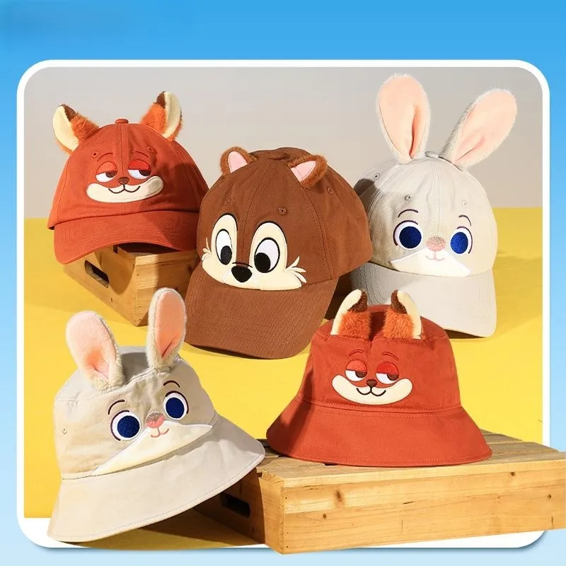 

Disney NEW Hat Zootopia Nick Judy Three-dimensional Cute Cartoon Travel Take Pictures Commemorate Baseball Cap Couple Gift
