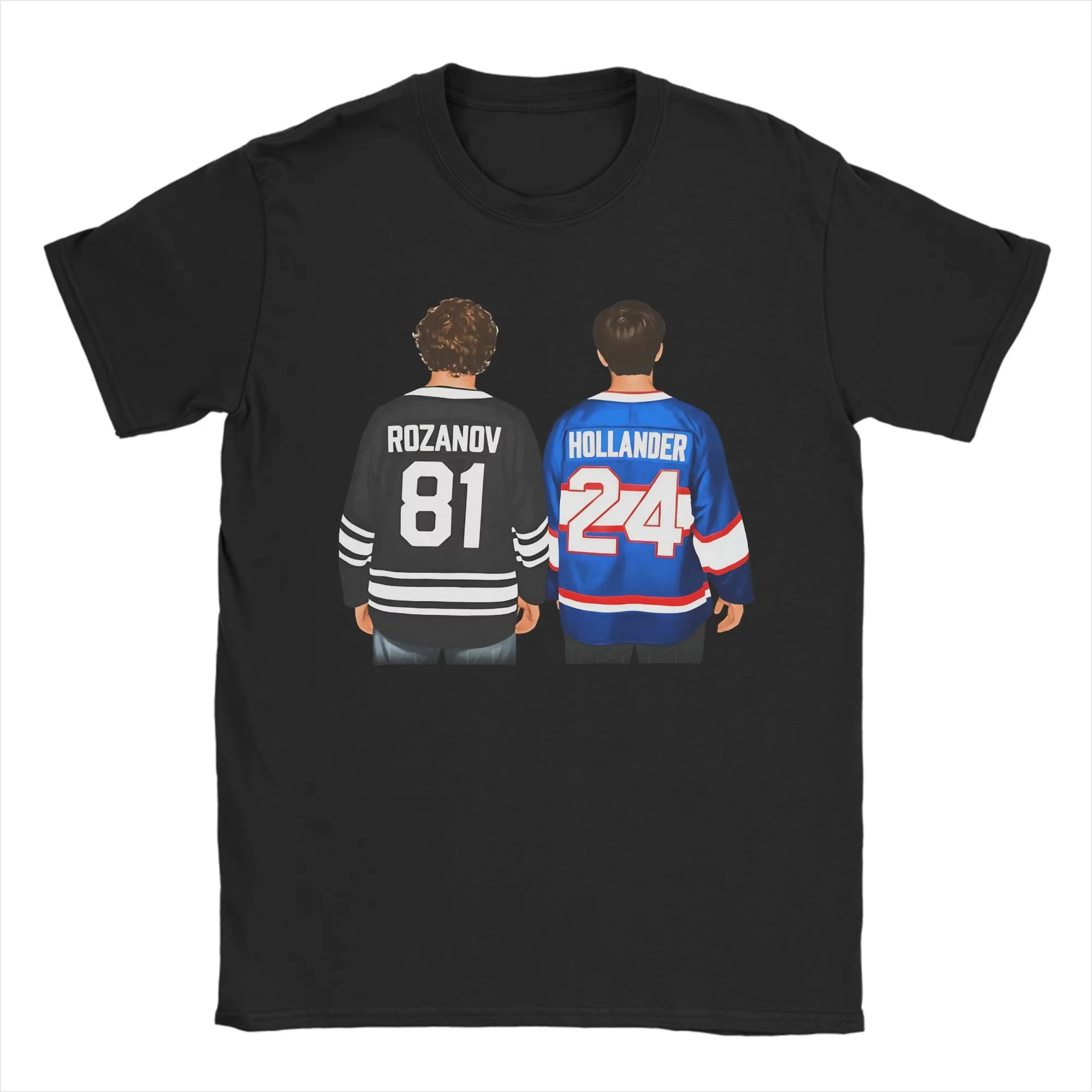 

Футболка Heated Rivalry Ilya and Shane для мужчин, футболки из чистого хлопка, футболки с круглым вырезом, одежда с короткими рукавами, новое поступление