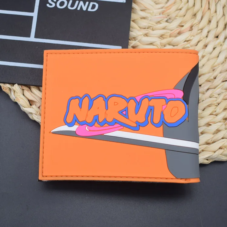 Naruto Anime Figure Cartoons Cosplay Clutch Wallets Men Children Bank ID Card Holder Card Clip Bag Foldable PU Coin Purse Gifts