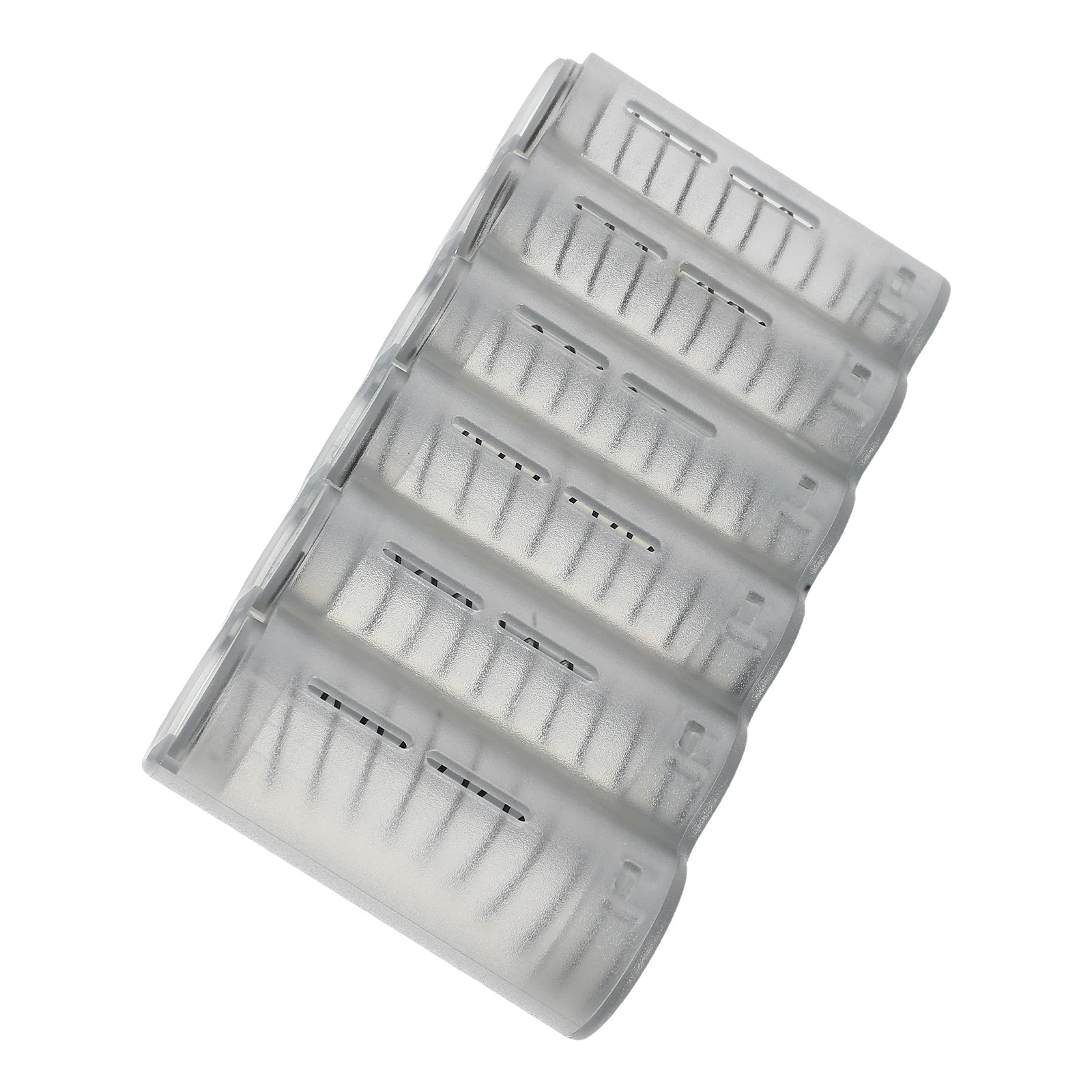 

6-Slot Coin Holder Plastic Storage Organizer for Travel Daily Use Stylish Accessory Easy Retrieval Plastic Coin Holder