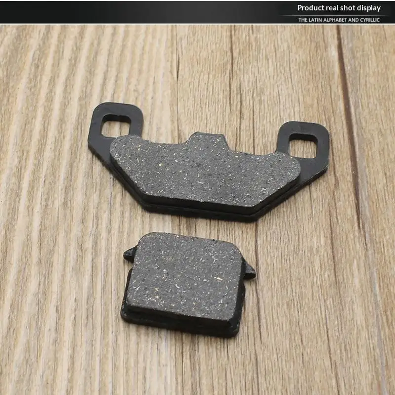 2Pcs Electric Scooter Brake Pads High Wear Resistant Stable Braking Pads Universal for E-Bikes Motorcycles Replacement Parts