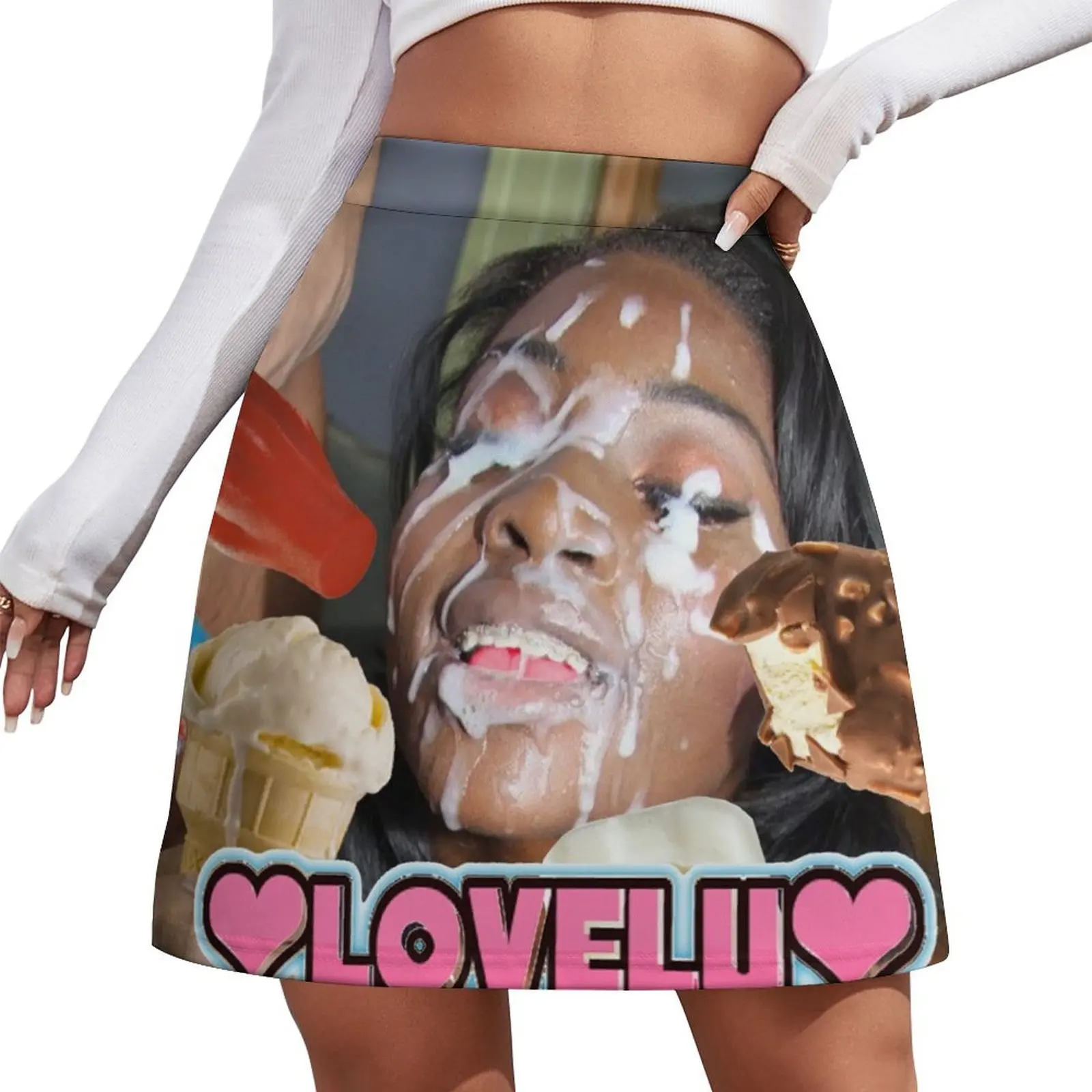 

Lovely Ice Cream Party Mini Skirt Women's skirts clothing women summer 2026 Skort for women