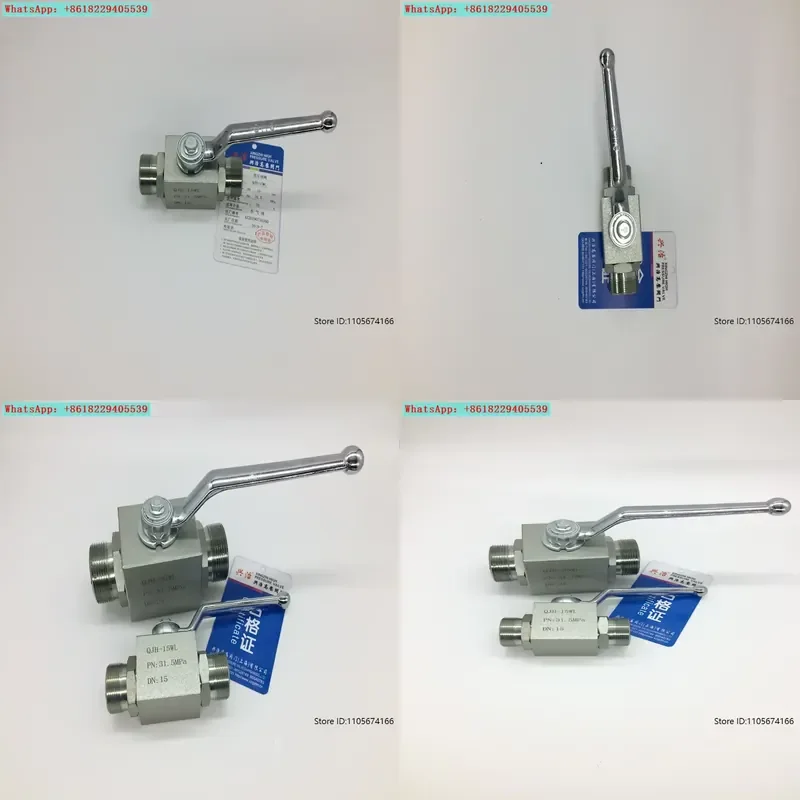 Carbon steel external thread high pressure ball core globe valve hydraulic ball valve QJH 6WL 10WL 15WL 20WL 25WL