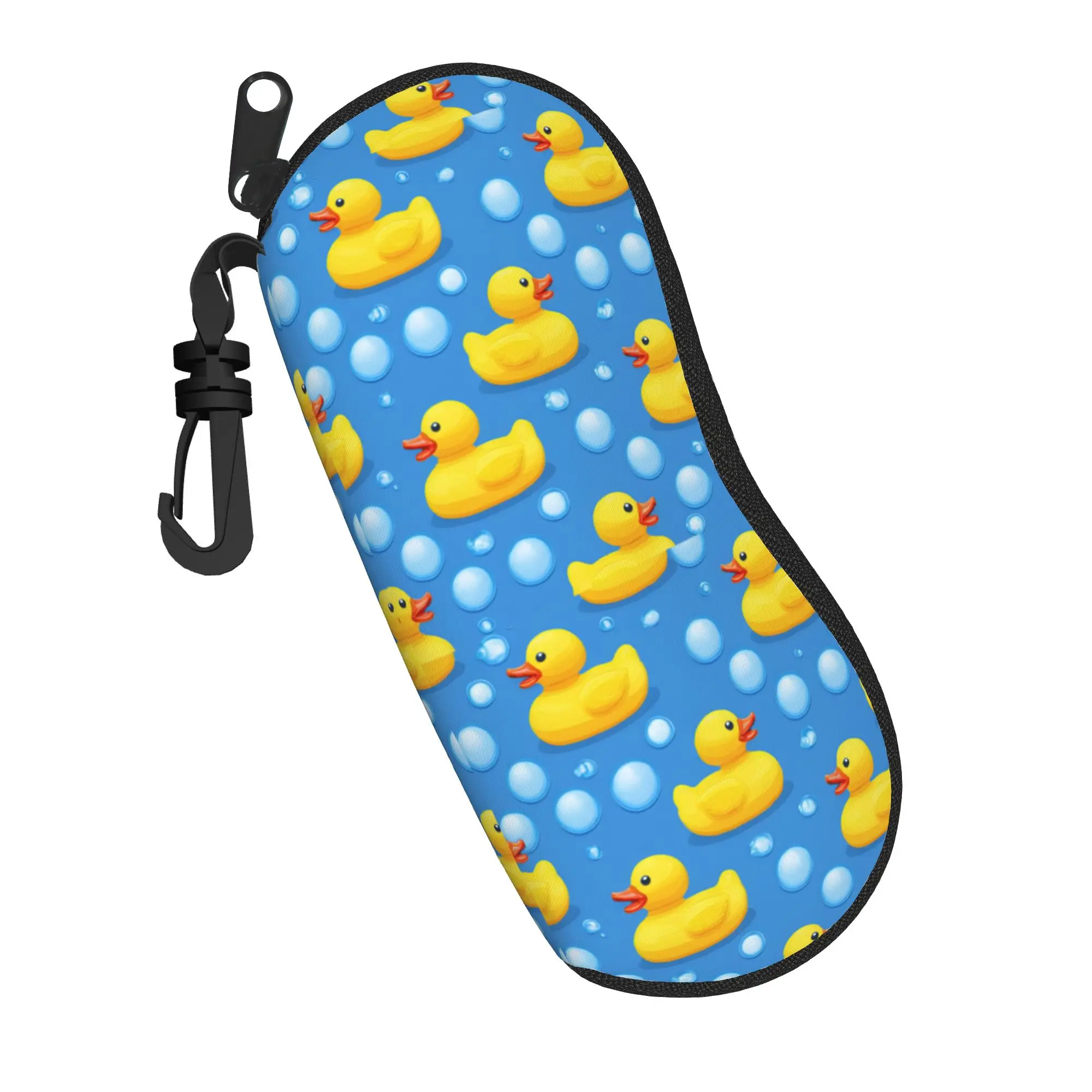 cute yellow duck Glasses Case Gifts For Women  Zipper  Eyewear Protector Cute Sunglasses Box