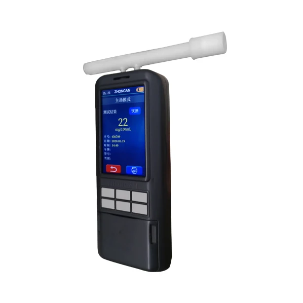 

Portable Pump Suction Rapid Screening Alcohol Detector, DUI Tester with Mouthpieces