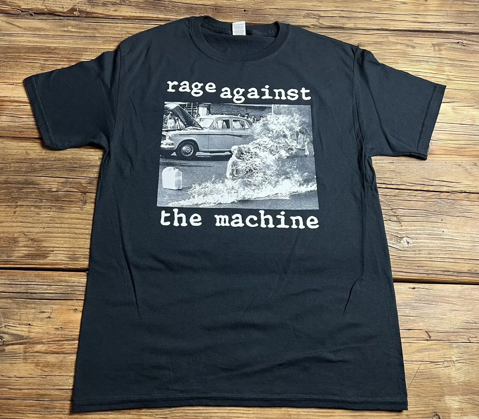 Rage Against The Machine T shirt Men Vintage New Size Medium long or short sleeves