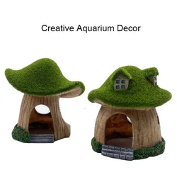 Creative House Aquarium Decoration Landscape Aquatic Fish Tank Ornament Decor High Quality Crystal Shrimp Dodge House Shelter