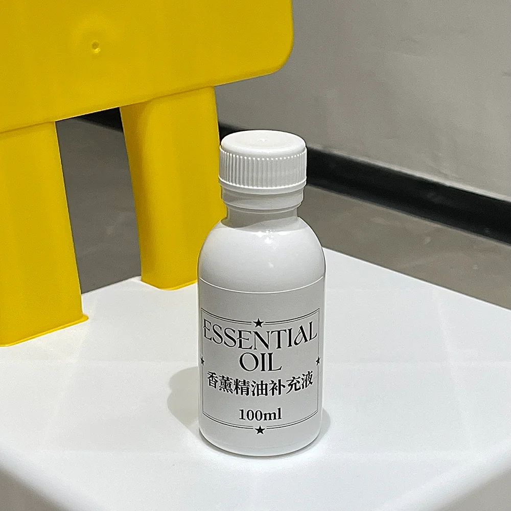 100ml 화이트 병 리드 디퓨저 오일, 오래 지속되는 홈 프래그런스 아로마테라피 교체용 에센셜 오일, 과일 오스만투스 백합