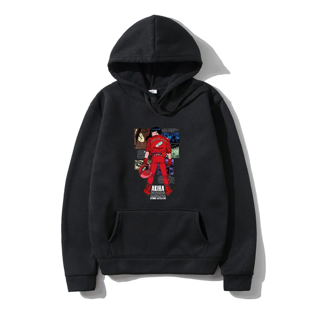 

Japanese Anime Akira Classic Comic Print Winter Long-sleeved Thick Comfortable Loose Casual Design Niche Man Hoodie Oversized