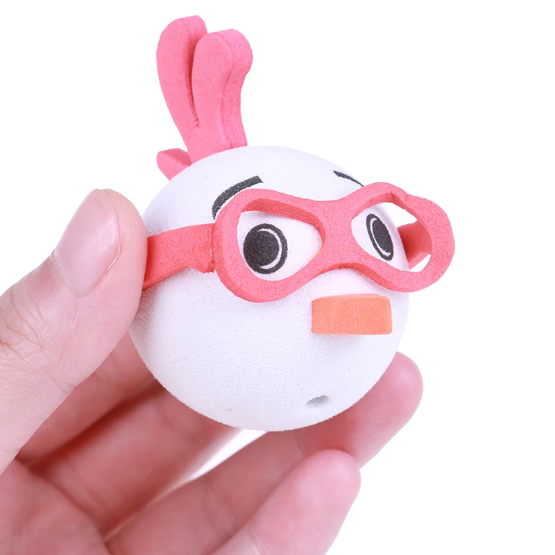 1Pc Cute glasses polli car antenna pen topper antenna eva ball decor toy