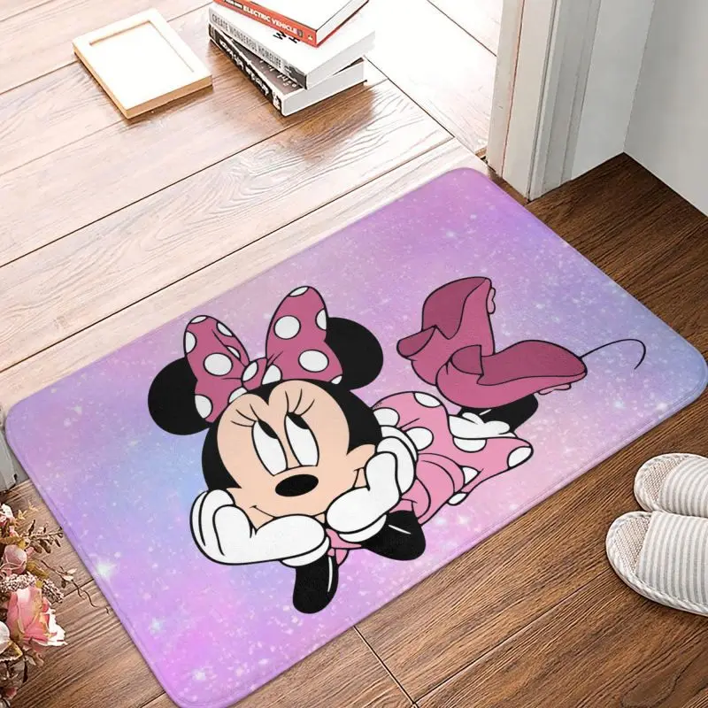 Custom Mickey Mouse Front Floor Door Entrance Mats Indoor Kitchen Bathroom Doormat Bedroom Carpet Rug