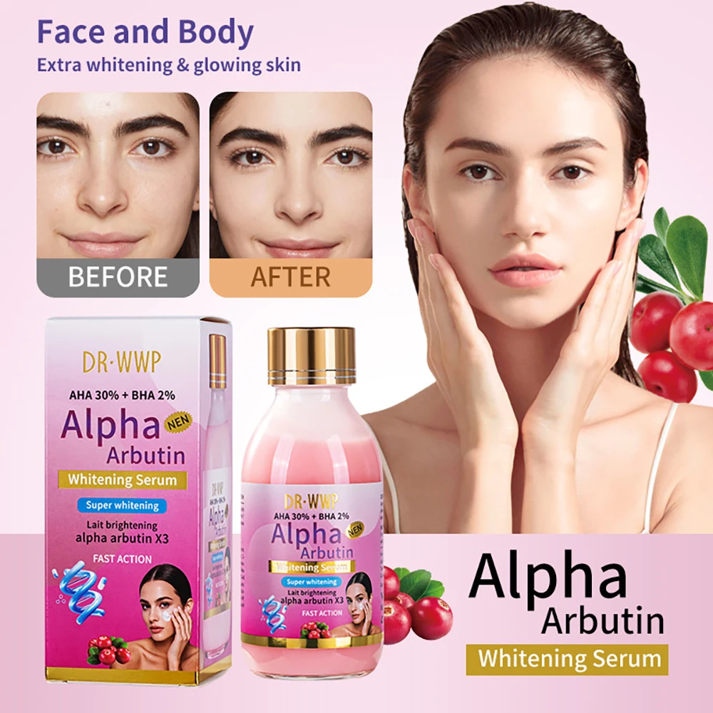 Kojic Acid AHA Essence Original Solution Face Serum Brightning Moisturizing Turmeric Repair Anti Aging Lifting Facial Skincare