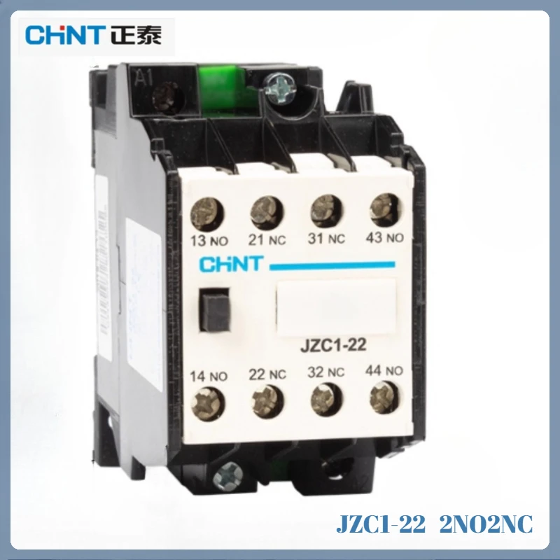 

Chint JZC1-22 JZC1-31 JZC1-40 AC Contact Relay 110V/220V/380V for Control Circuits Automation Silver Alloy Contacts