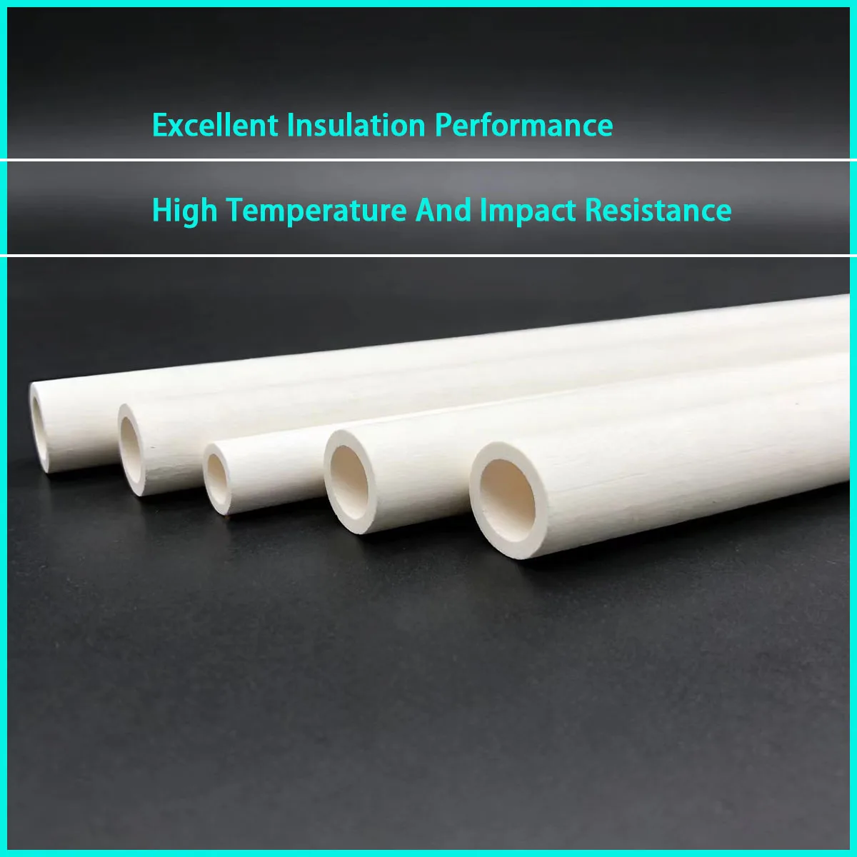 Aluminum Oxide Ceramic Hollow Tube with Inner Diameter of 0.4-25mm Is Used for Electronics, Chemical, Textile, Etc