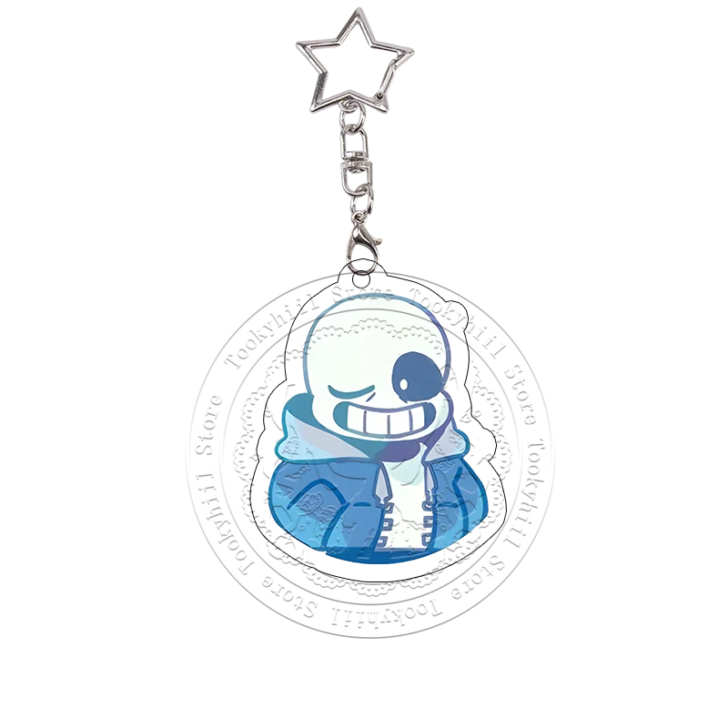 Undertale Acryl-Schlüsselanhänger Frisk Undyne Napstablook Cross Sans Anime Cartoon Spiel Sammlung Taschenanhänger Geburtstagsgeschenk – Detail 19