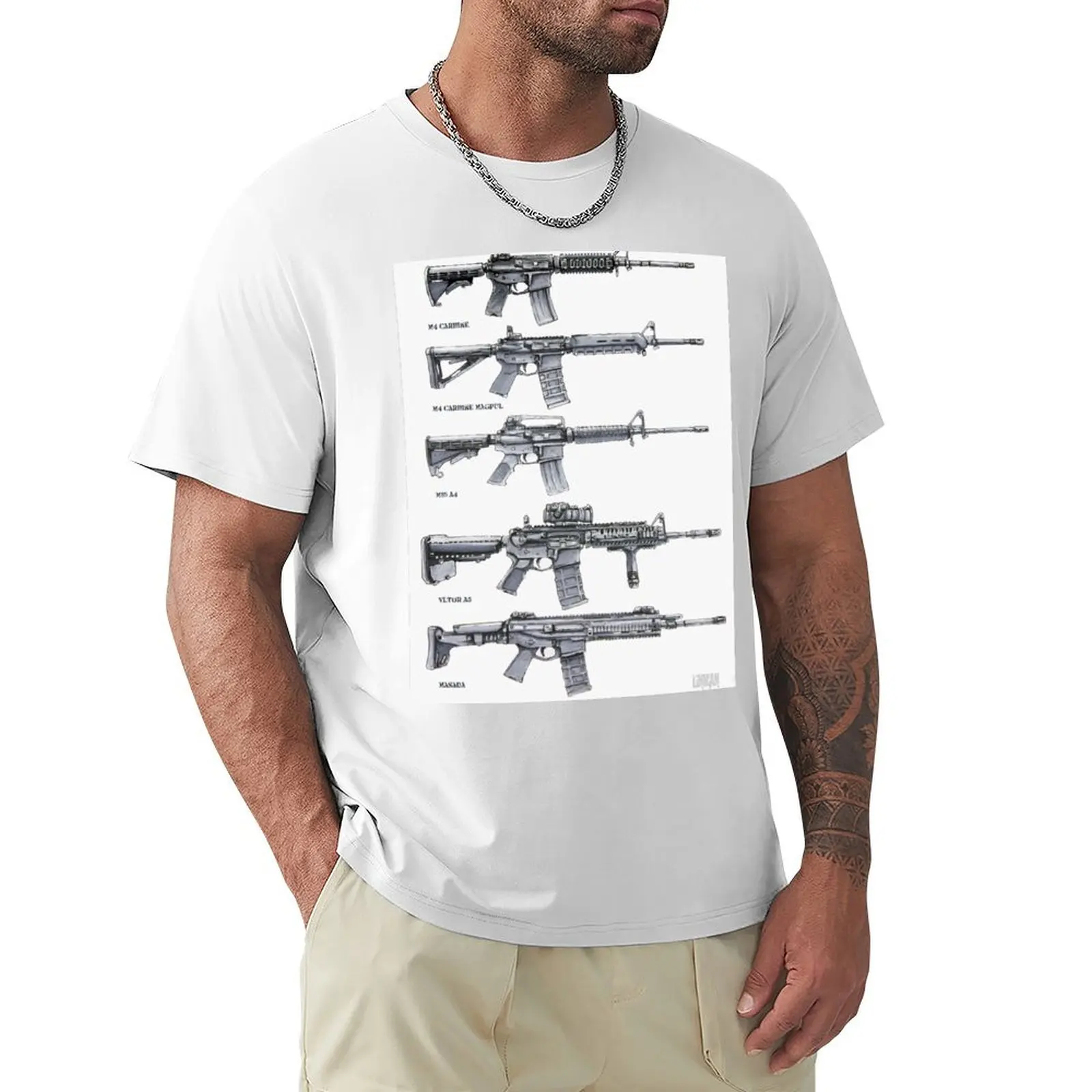 Rifle Concepts T-Shirt quick-drying customs design your own slim fit t shirts for men