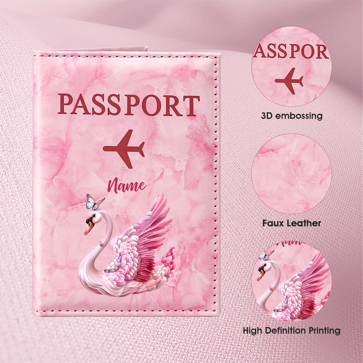 Travel Accessories Present - Porta Pasaportes de PU con Diseño