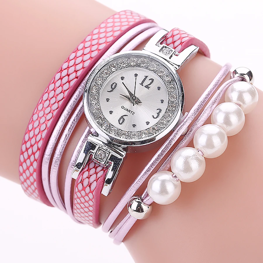 Рисунок 5 - Женские кварцевые часы с кожаным