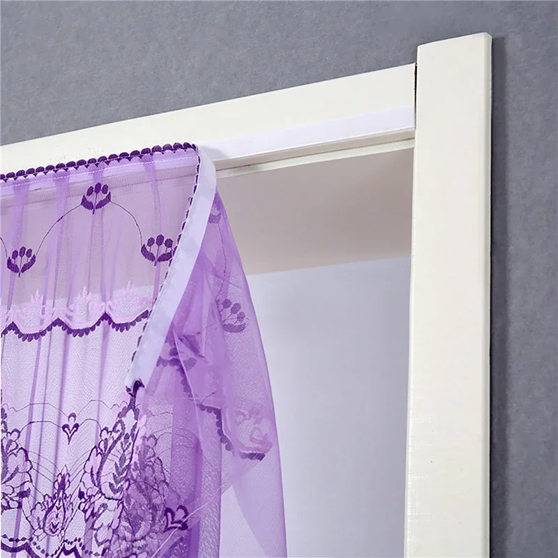 Summer Mosquito proof Door Curtain Household Lace Side Fly Door Curtain Bedroom Kitchen Mosquito proof Net Screen