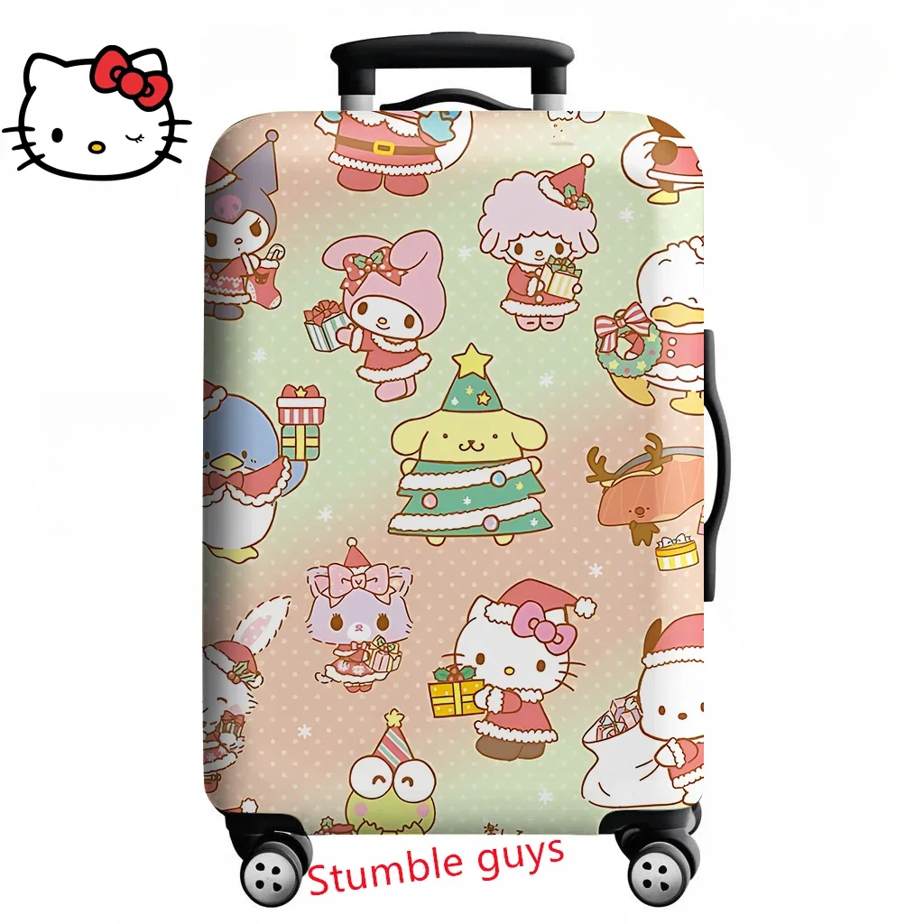 Protezione da viaggio per valigia Kawaii Hello Kitty adatta per bagagli da 18-32 pollici con stampa anime