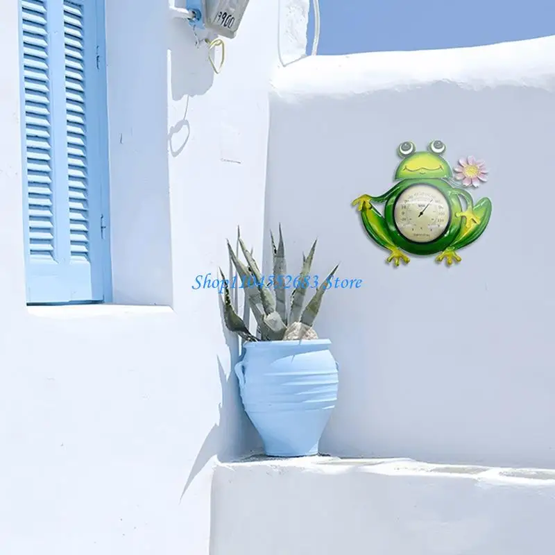 

Y6GD Animal Themed Garden Weather Monitor With Adjustment Feature Excellent For Fence And Porchard Enhancement