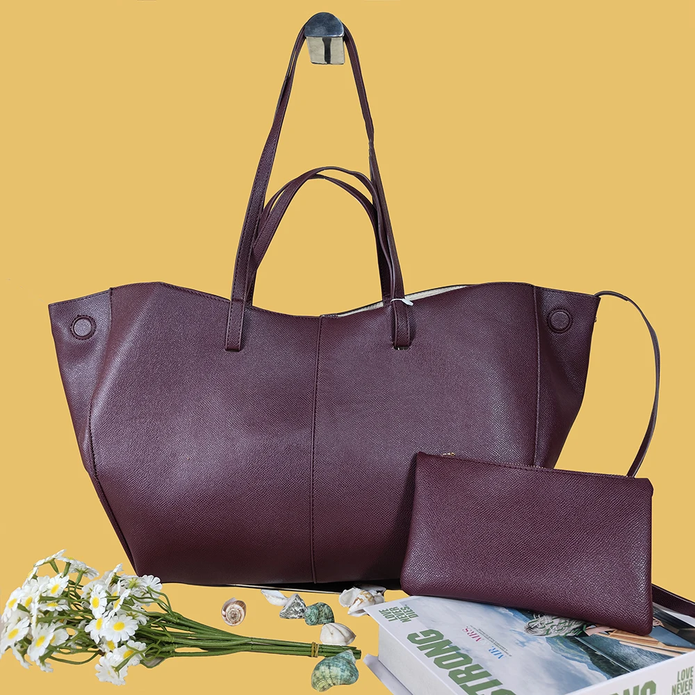 حقيبة يد جديدة ذات سعة كبيرة لعام 2025، حقيبة تسوق للسفر، حقيبة كتف للتنقل غير رسمية، حقيبة دلو حقيبة داخلية قابلة للفصل Y2K #5