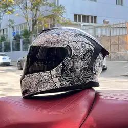 2024 Motorcycle full Face Helmets Moto Racing helmet Adult safety helmet DOT certification
