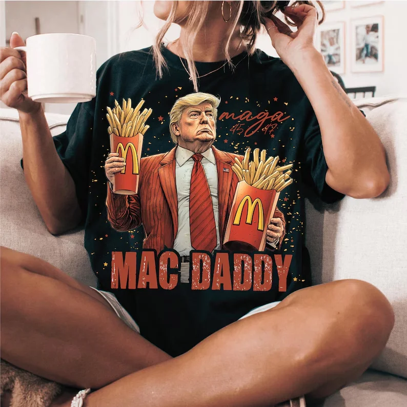 Original funny trump fries making fries humor middle class Kamala election maga