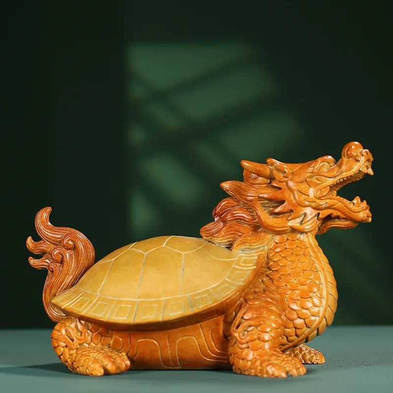 Color Copper Dragon Turtle Decoration Birthday Birthday Celebration Blessing Longevity Gift Company Store Opening Auspicious Cop