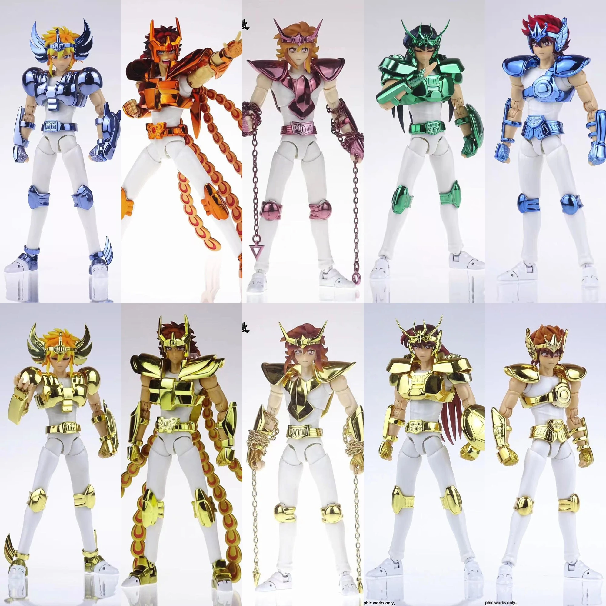 

24-hour shipping MMD Model Saint Seiya Cloth Myth Pegasus /Dragon/Shun / Phoenix/ Hyoga/ Action Figure Toy Collection