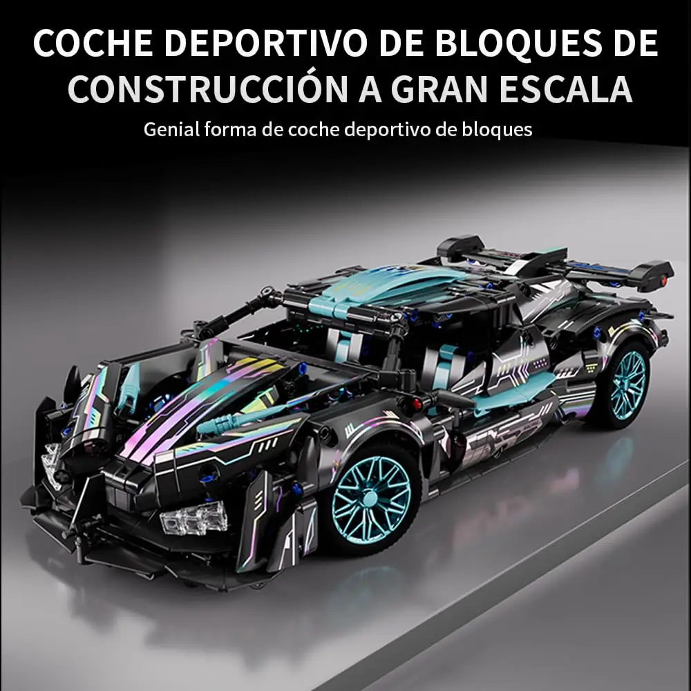 

1247PCS Technic Race Car Toy Building Toy for Boys Girls Ages 11+Model Car Display Kit for Bedroom Decor-Gift for Birt