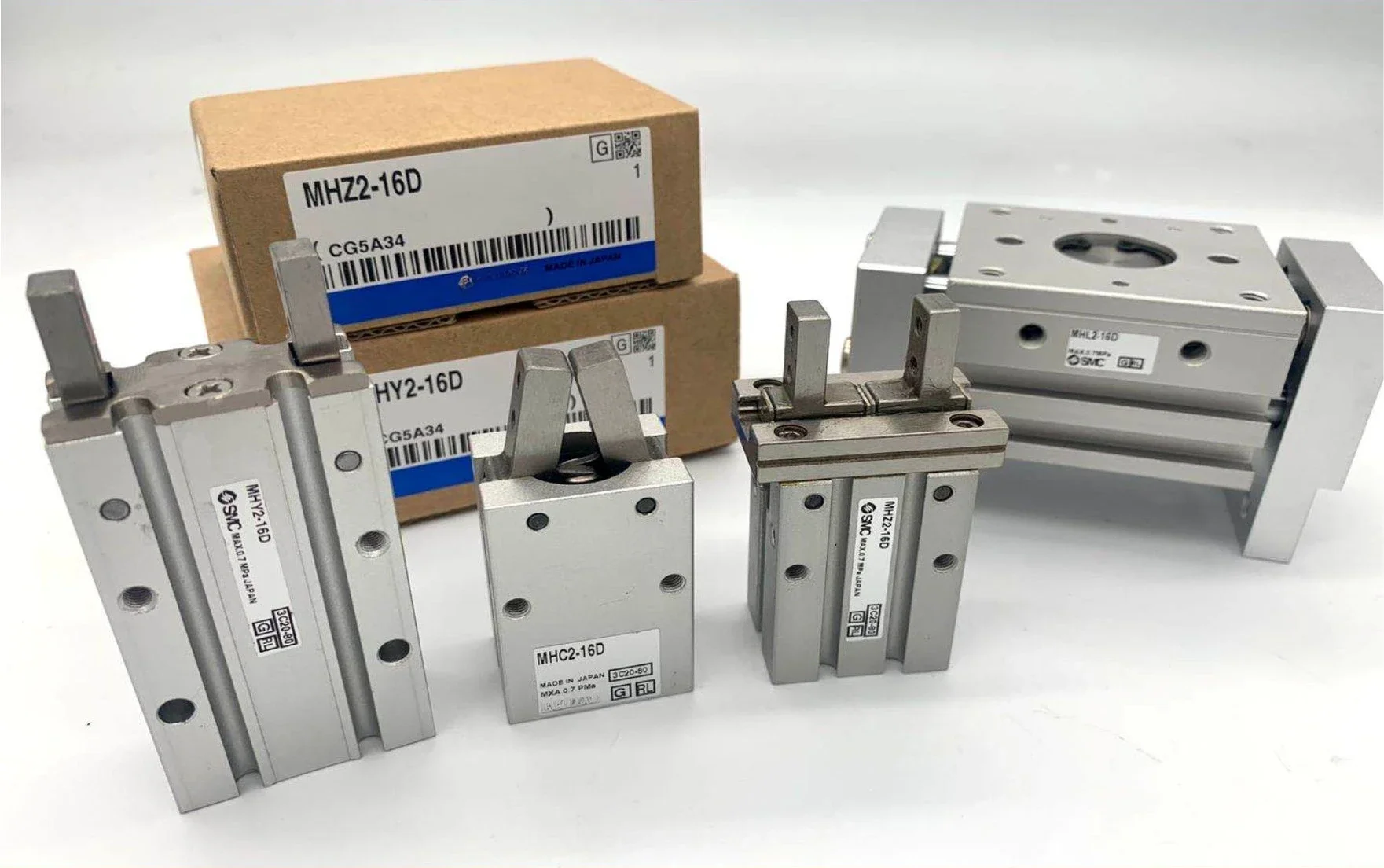 Genuine Goods MHZ2-MHZL2-MHL2-MHY2-MHC2-10-16-20-25-32-40D Finger Mode Pneumatic Cylinder