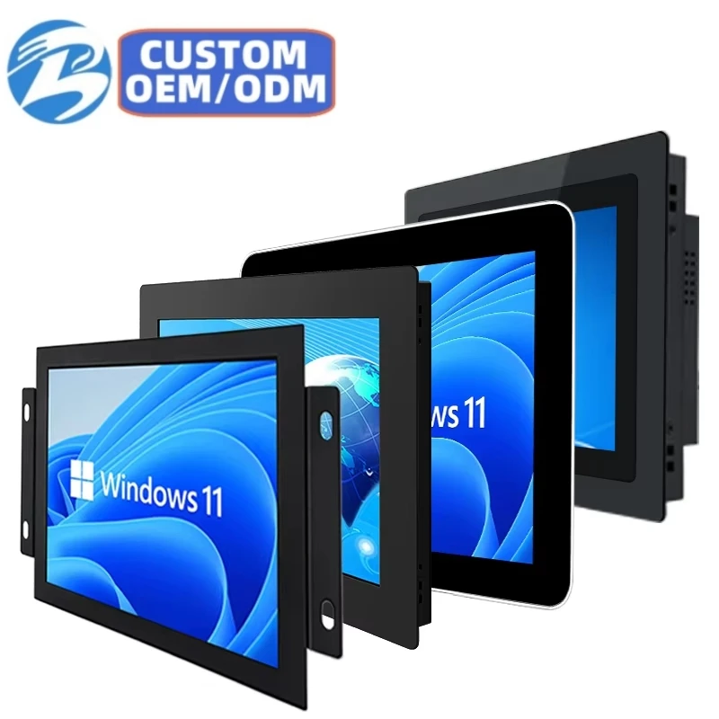 

High-quality Custom Industrial Open Frame Monitor Wall-mount Plastic/metal/aluminum case for Embedded Systems Harsh Environments