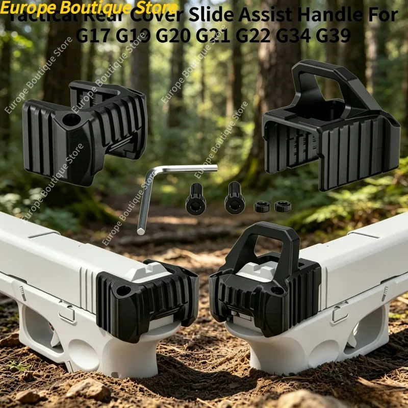 Pistol Slide Cover For  17 19 20 21 22 34 39 Style Tactical Rear Assist Handle Plate