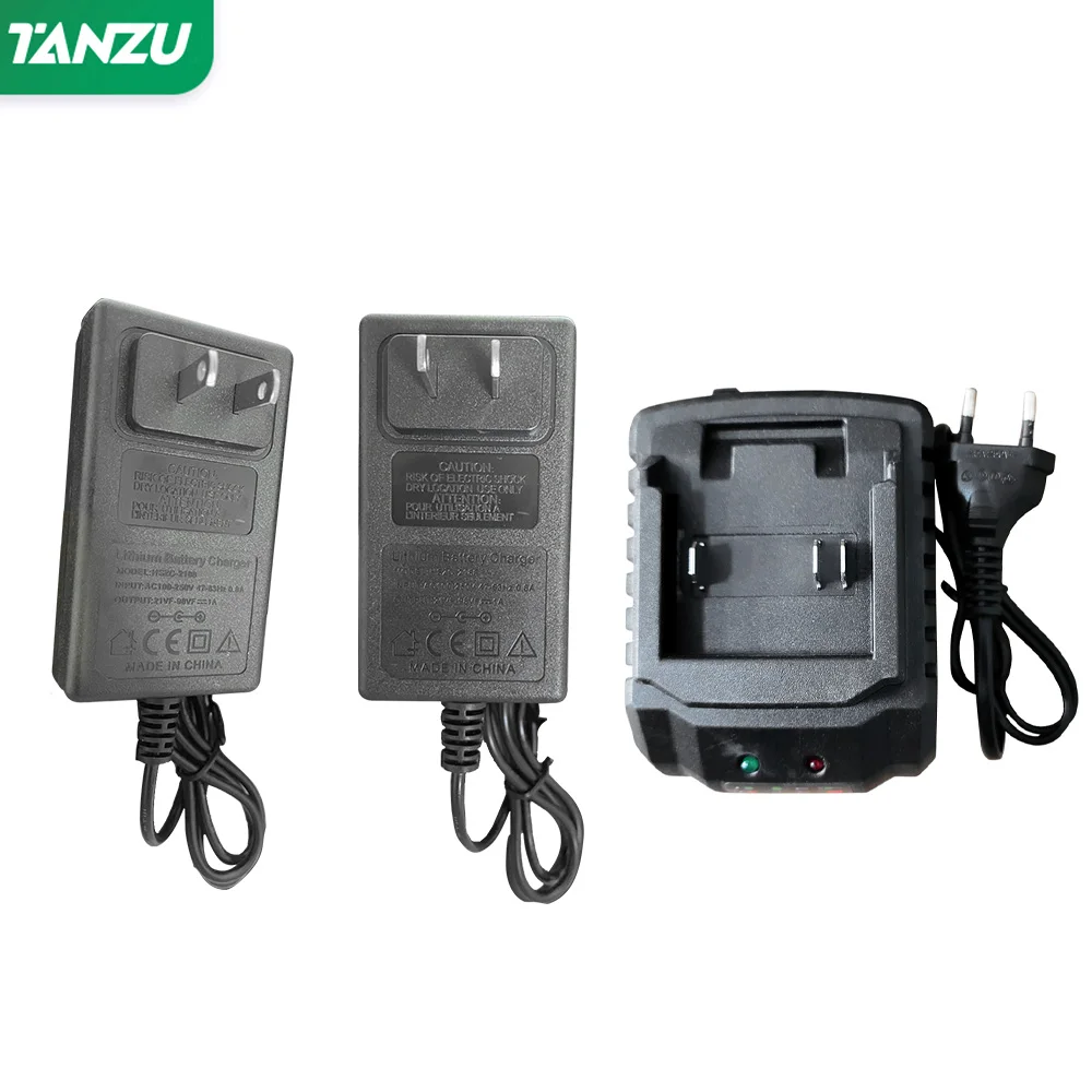 Tanzu 21V Charger For Lithium Battery MAKITA WORX Cordless Wrench​ Electric Drill Blower Water Gun Chain Saw Lawn Mower