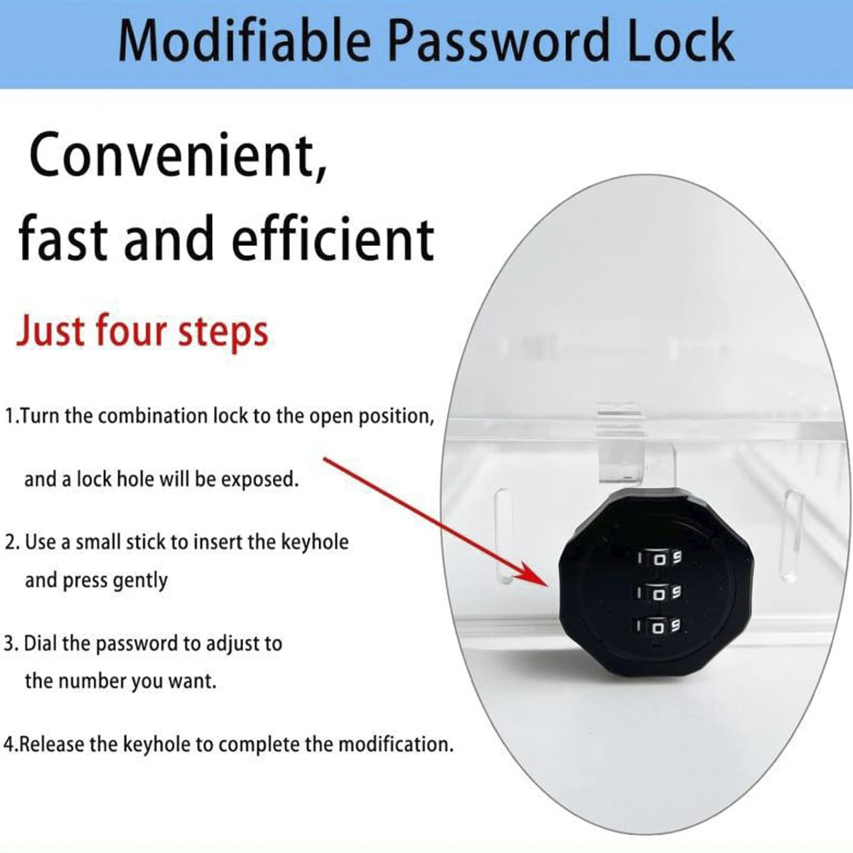 Universal Thermostat Box with Combination Lock Wall Mounted Clear Acrylic Thermostat Protective Cover for Home Office School