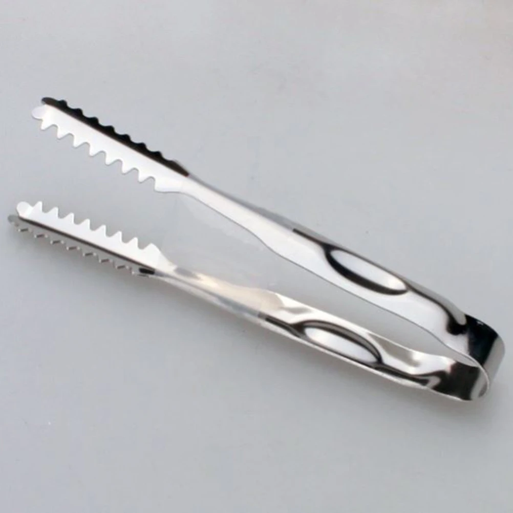

3pcs Stainless Steel Ice Tongs Food Grade Perfect for Party Salad Buffets Kitchen Gadgets Serving Sugar Whisky Cube Bar