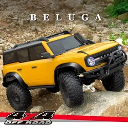 New 1:10 Hb R1001 Bronco Simulation Rc Climbing Car Remote Control Model Awd Off-road Car Toys Compatible 2s 3s All-metal Gears