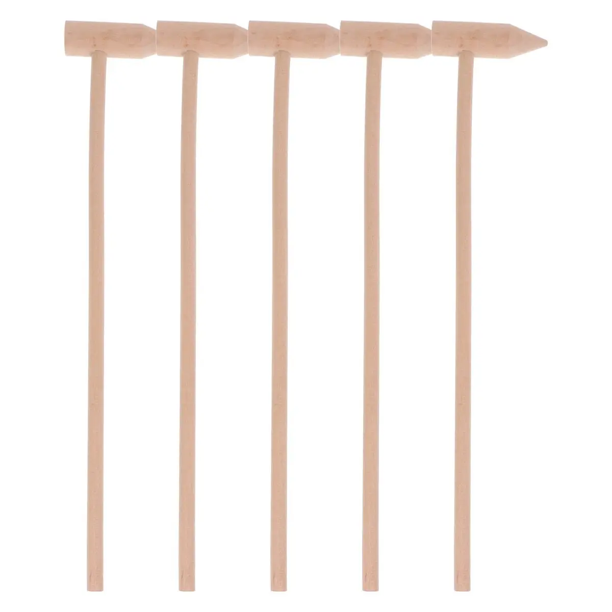 Mini maillets en bois pour enfants, 5 pièces, petits marteaux, outil d'activité Durable pour bébé, développement de la Coordination œil-main